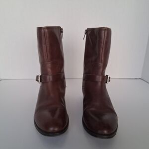 Lauren Ralph Lauren Dark Brown Leather Boots